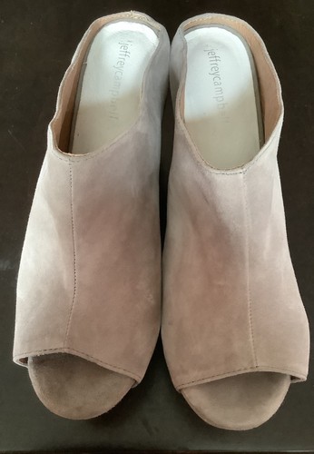 Wildleder clogs peeptoe sand - peeptoe,