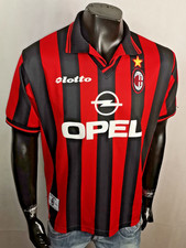 AC Mailand HERREN T-SHIRT VINTAGE SPORT ITALY MILAN FUßBALL FAN TRIKOT L 52