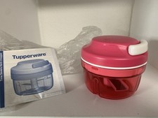 TUPPERWARE D158 TURBO CHEF „PINK“ Zwiebelschneider Happy Quick NEU , Rarität