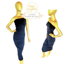 STARCK NAKED HOT DRESS by Wolford M black Variabler Body Kleid mit Höschchen