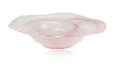 Budawi® Brunnenschale "Flower" rund pink Glasschale 40 cm Nebler Zimmerbrunnen