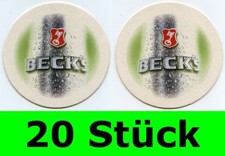 20 Stück Bierdeckel Beck's