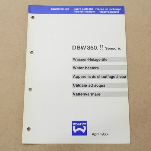 Webasto standheizung dbw350 - standheizung,