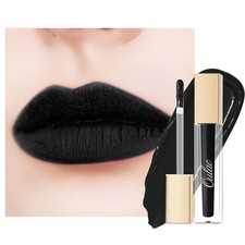 Oulac Halloween Flüssiger Matt Lippenstift, Schwarz Lippenstifte, Langanhaltend