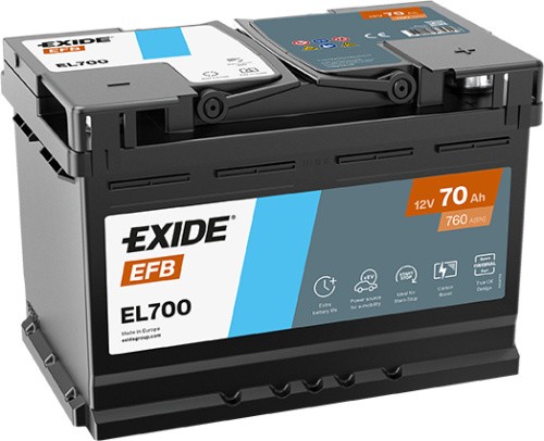 Exide el700 efb autobatterie - el700,