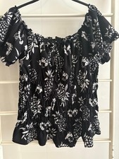 Tolles Küstenluder Shirt, schwarz/weiß, Gr XL, Viskose, wie NEU