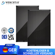 240W 120W X2 12V Solarpanel Solarmodul Monokristallin Wohnmobil Solaranlage Dach