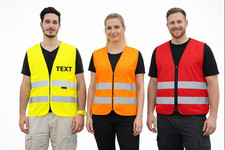 Bedruckte Warnweste mit