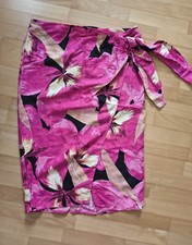 H&M Leinen Midirock Wickelrock