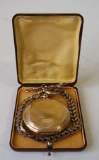 Antike Sprungdeckel Taschenuhr Vergoldet DRUSUS im Etui um 1920