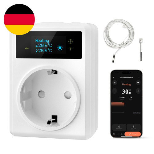 Smart steckdosen thermostat - smart, steckdosen-thermostat