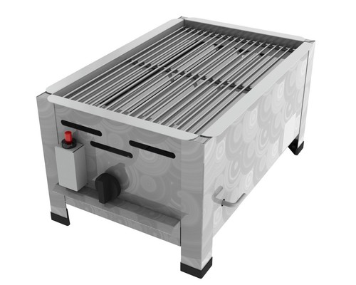 Gasbräter flammig - gasbräter, 1-flammig