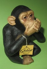 Deko Schimpanse Global Designs Figur Dekoration Affe Tiere lebensecht