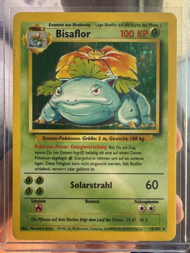 Pokemon karte bisaflor holo - pokemon,