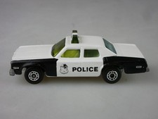 10-C Plymouth Gran Fury Police Car - 55172 Matchbox Superfast Lesney