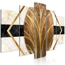 Abstrakt Design Braun Schwarz