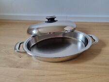 AMC Premium System Ovaler Bräter 38 cm, Hochraumdeckel,
