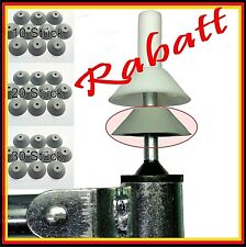 Regenabweiser Zelt Stange Gummi grau Vorzelt  Hütchen Dichtring Gestängedorn HUT