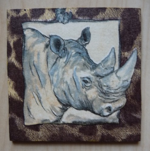 Deko hdf tiere nashorn - deko,
