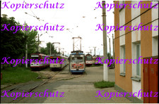 KB Negativ+Datei Straßenbahn Brașov Kronstadt Depot Timis- u Frankfurter Wagen 2