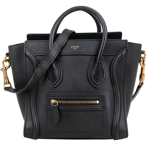 Celine black calfskin - black,