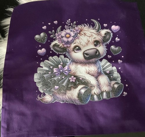 Kissen bezug glitzer lila - bezug,