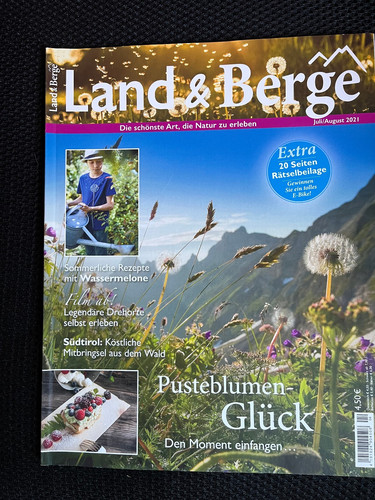Zeitschrift land berge juli - berge,