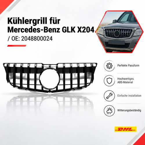 Kühlergrill klavierschwarz - klavierschwarz, gt