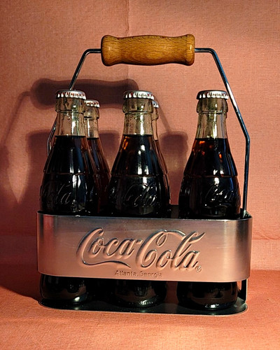 Coca cola flaschenträger mit - coca-cola,