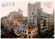 AK Hundertwasserhaus Wien NICHT GELAUFEN