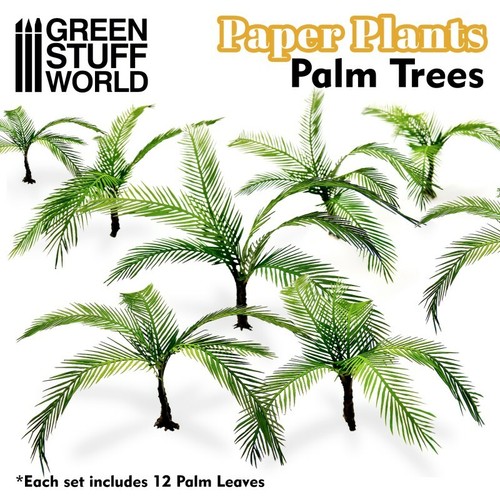 Papierpflanzen palme - papierpflanzen,