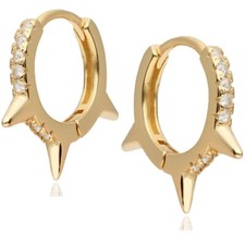 Creolen Gold 925 18k Gelbgold