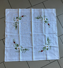 Tischdecke ~ weiß ~ 78 x 78