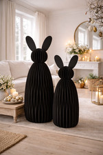 Papier Osterhase Schwarz –