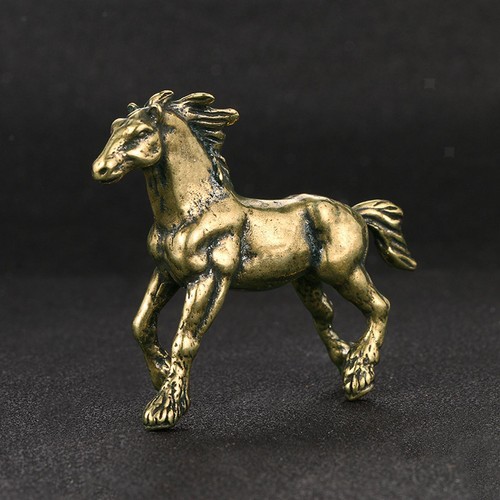 Messing pferd ornament - messing,