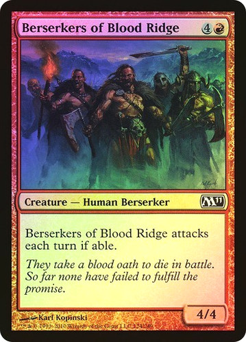 Mtg berserkers of blood - mtg,