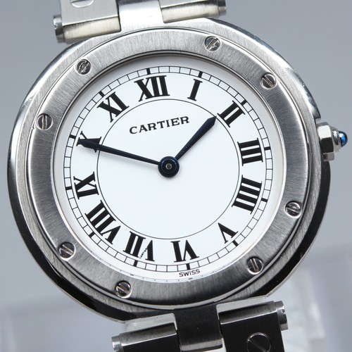 Vintage cartier santos round - vintage,