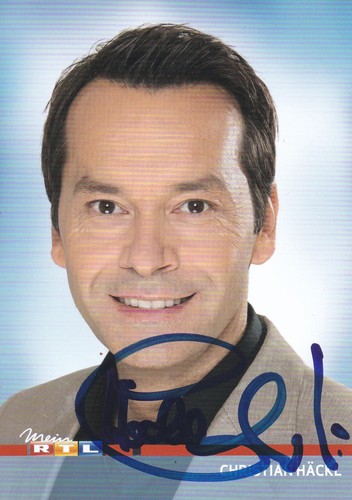 Autogrammkarte christian - autogrammkarte,