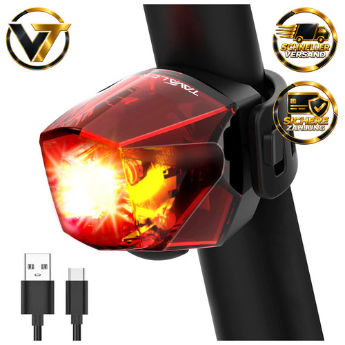 Fahrradrücklicht led usb - led, usb-c