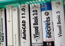 Bücher: Excel 5,  DOS 5,  WIN 3.1,  AutoCad 11, Visual Basic 3, Visual Basic 5