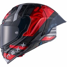 Nexx X.R3R Swirl rot silber Sport Integralhelm X-Pro Carbon ECE 22.06 L 59/60
