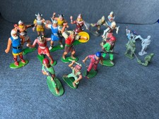 19 Figuren - Ritter , Piraten, Wikinger, Starlux, Elastolin, u.a.