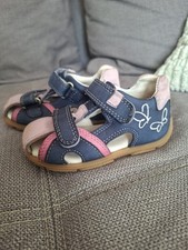 Sandalen Gr.21 Lauflernschuhe Elefanten Rosa Blau Mädchen