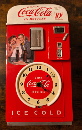 Coca cola wanduhr - coca-cola, vintage