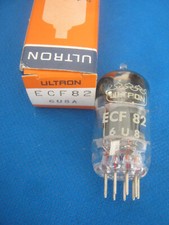 ECF82  =  6U8  Röhre  ULTRON  -  NEU  /  NOS  -  ECF 82