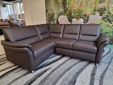 Polinova Ecksofa PN-EM16033 N2645 Echtleder Torro schoko, Boxspringfederung