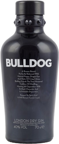 Bulldog gin vol 0 7 - gin, vol.