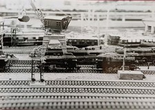 Modellbahn Modelleisenbahn Eisenbahn Landschaft Modellbau Bahn Zug Altes Foto