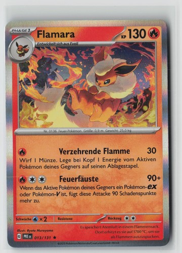 Flamara 013 131 holo - flamara, rare
