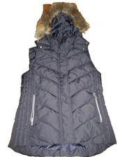 Steppweste Fellkragen